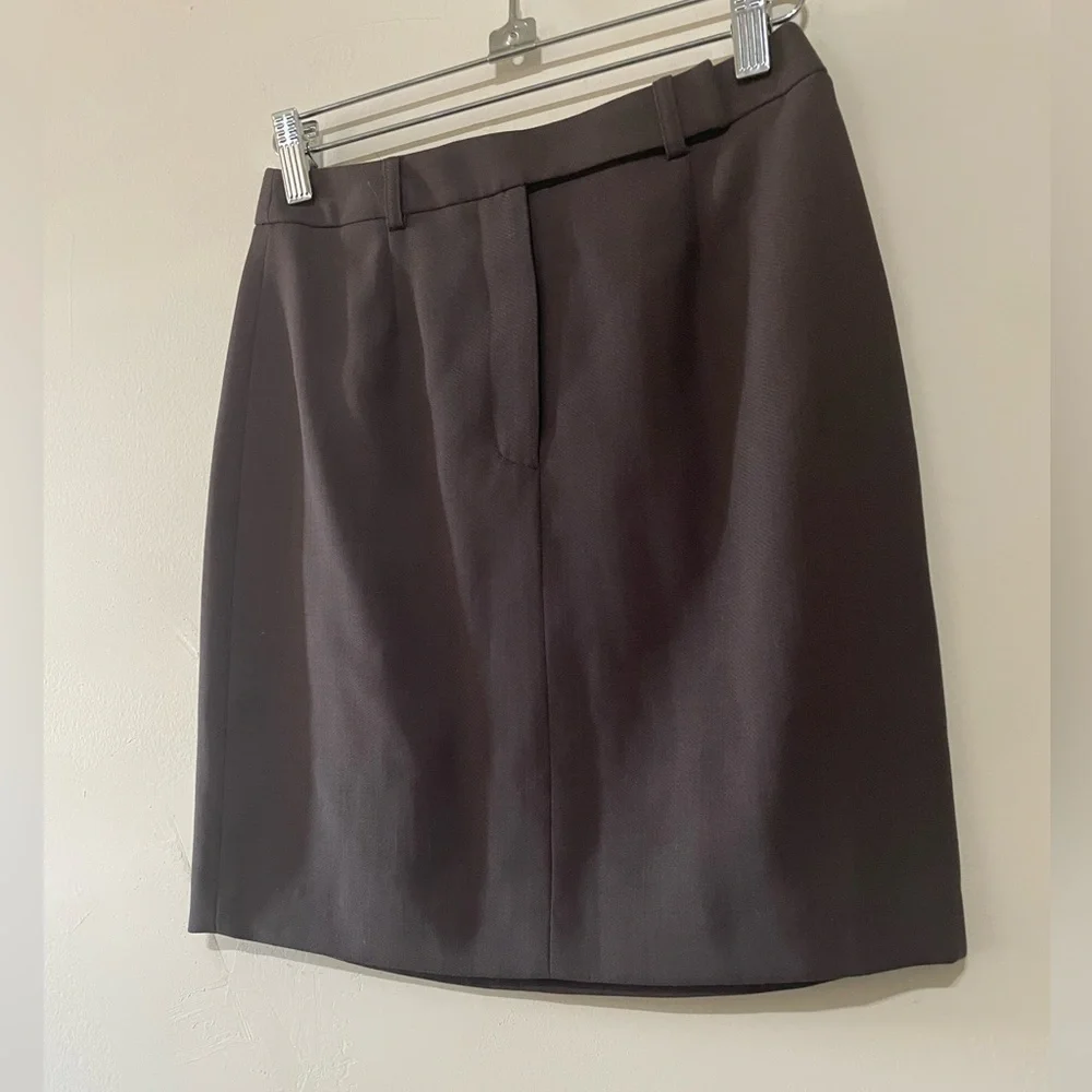J. Crew Brown Knee-Length Pencil Skirt for Work
